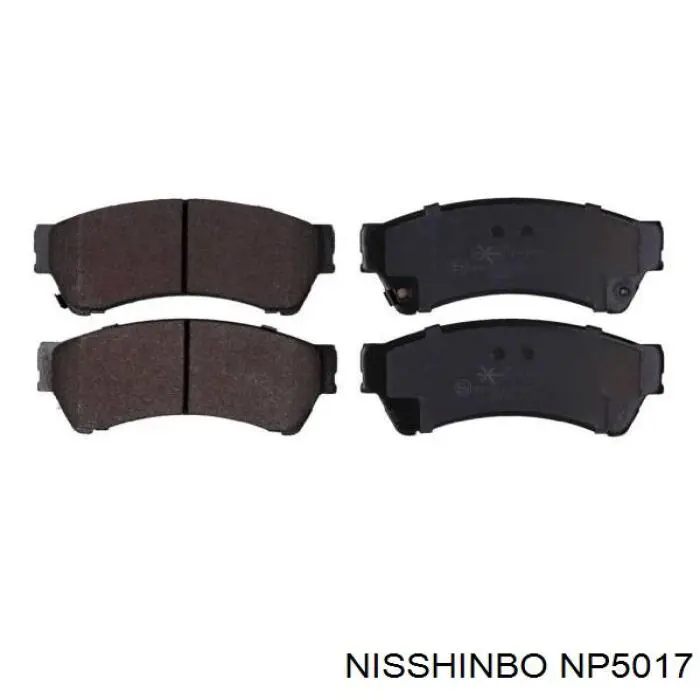 Comprar NP5017 Nisshinbo Pastillas delanteras de freno