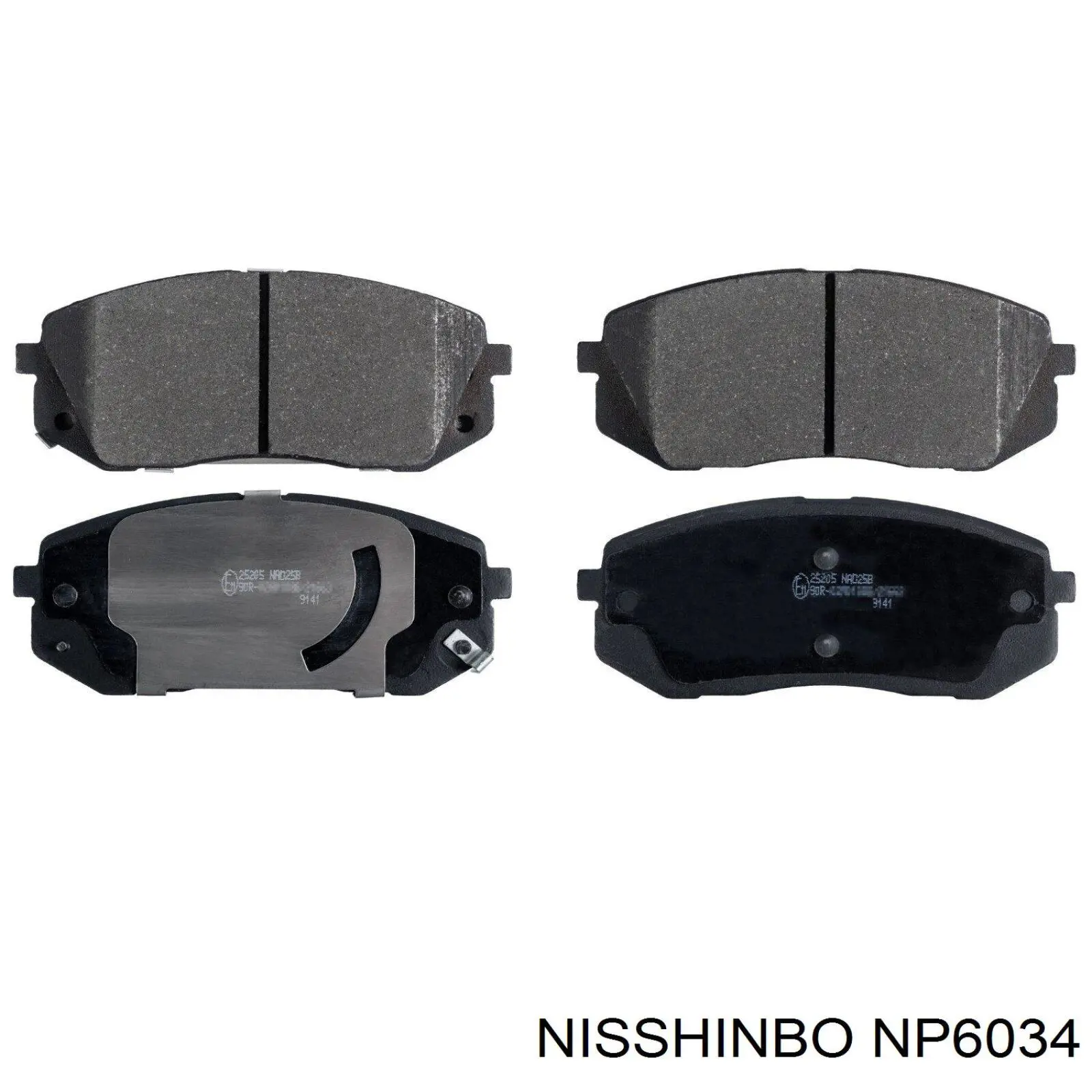 Pastillas freno delanteras Nisshinbo NP6034 precio, desde 34,55 EUR