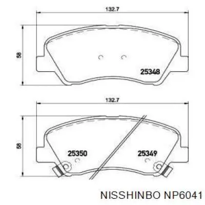 Pastillas freno delanteras Nisshinbo NP6041 precio, desde 24,55 EUR