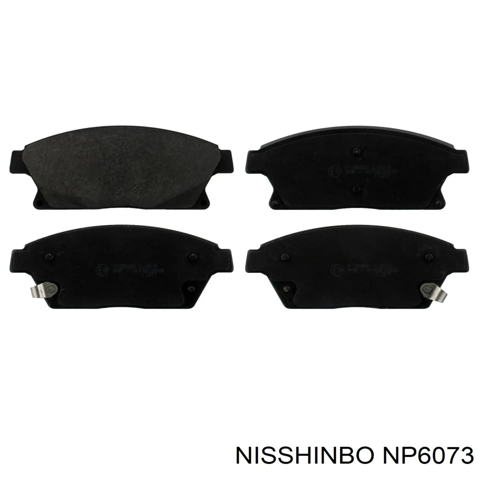 Comprar NP6073 Nisshinbo Pastillas delanteras de freno