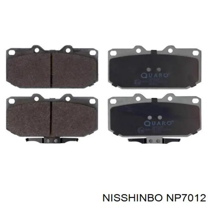 Pastillas freno delanteras Nisshinbo NP7012 precio, desde 42,21 EUR