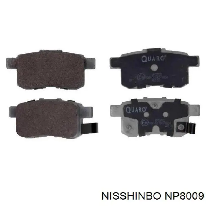 Pastillas traseras de freno Nisshinbo NP8009 precio, desde 24,35 EUR