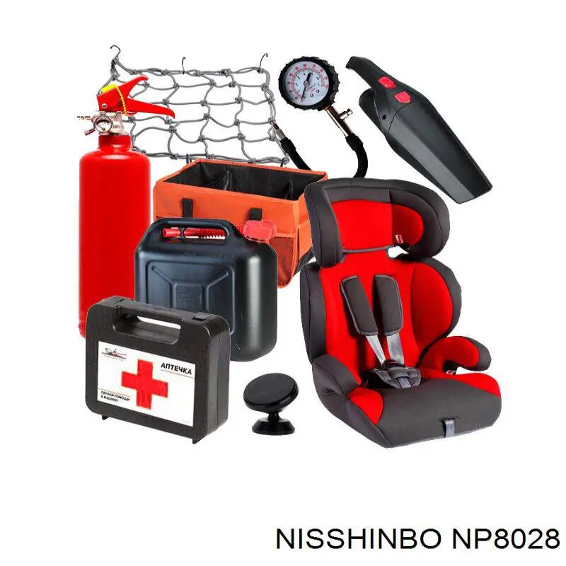 NP8028 Nisshinbo pastillas de freno delanteras