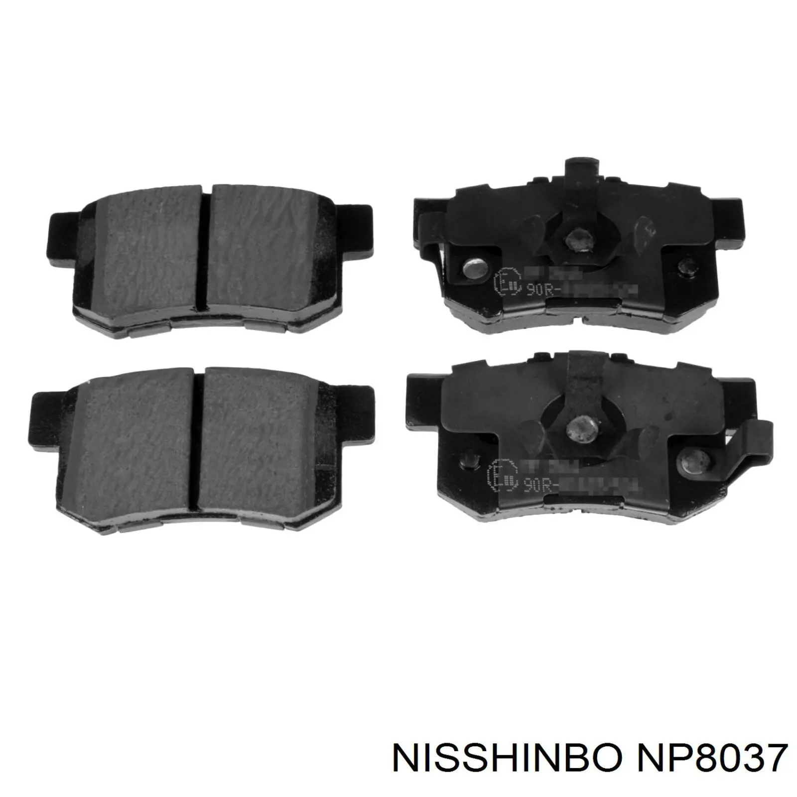 Pastillas traseras de freno Nisshinbo NP8037 precio, desde 20,87 EUR