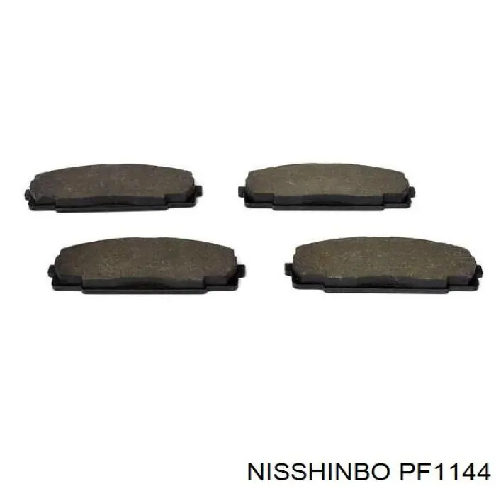 PF1144 Nisshinbo pastillas de freno delanteras