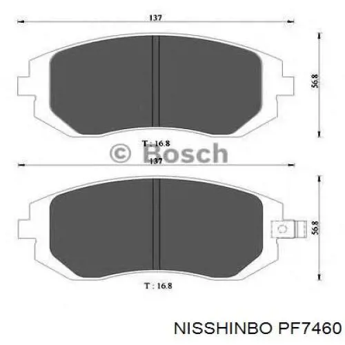 Pastillas de freno delanteras Subaru Impreza 3 GH