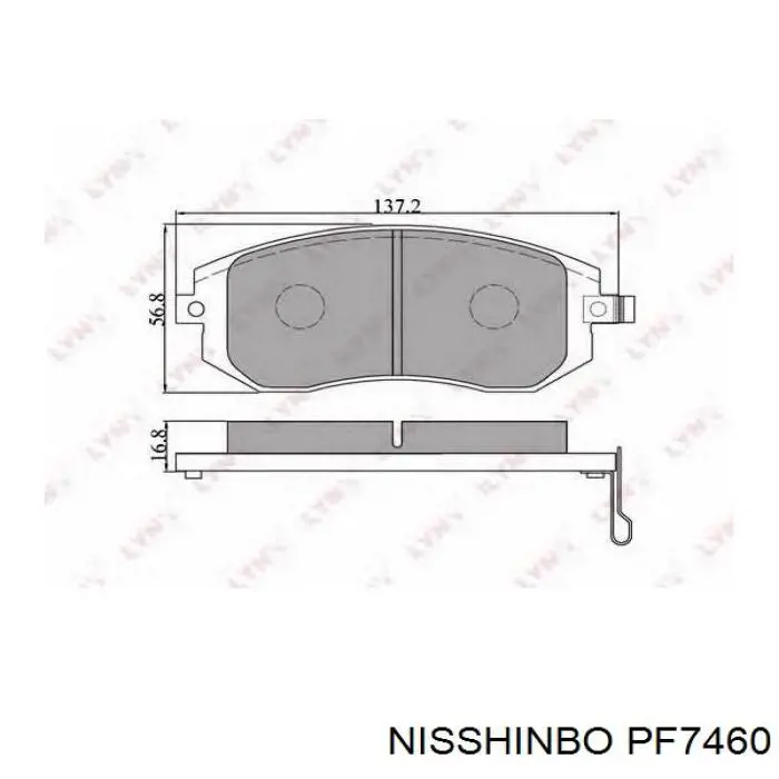 Pastillas de freno delanteras Subaru Impreza 3 GH