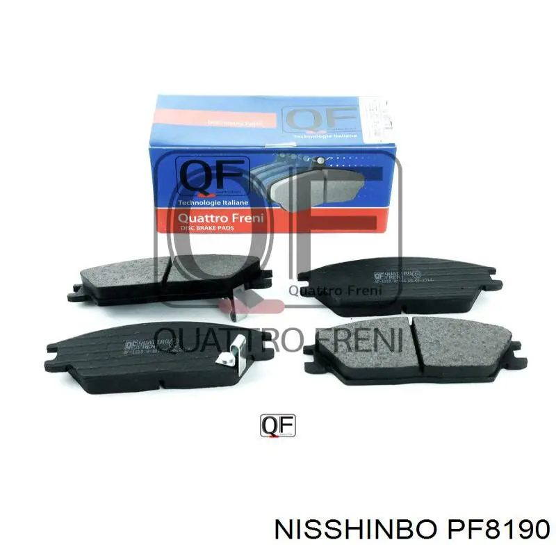 Pastillas freno delanteras Nisshinbo PF8190 precio, desde 22,34 EUR