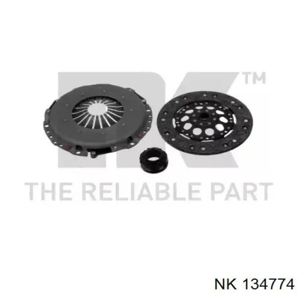 Kit de embrague (3 partes) 134774 NK