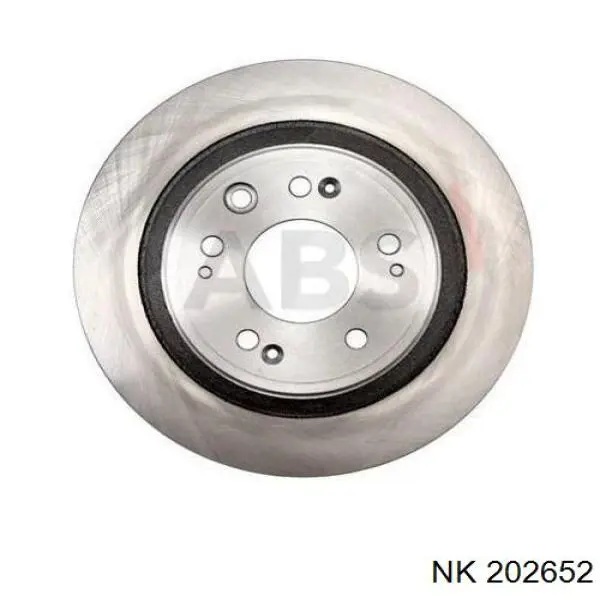 Disco de freno trasero 202652 NK
