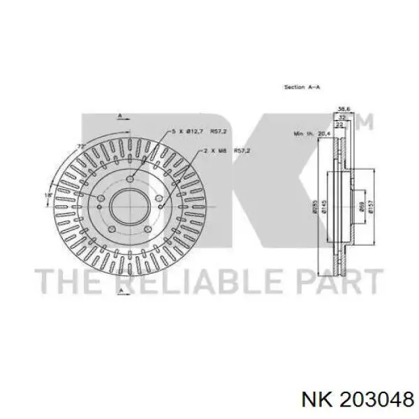 DI507C Japan Parts Discos