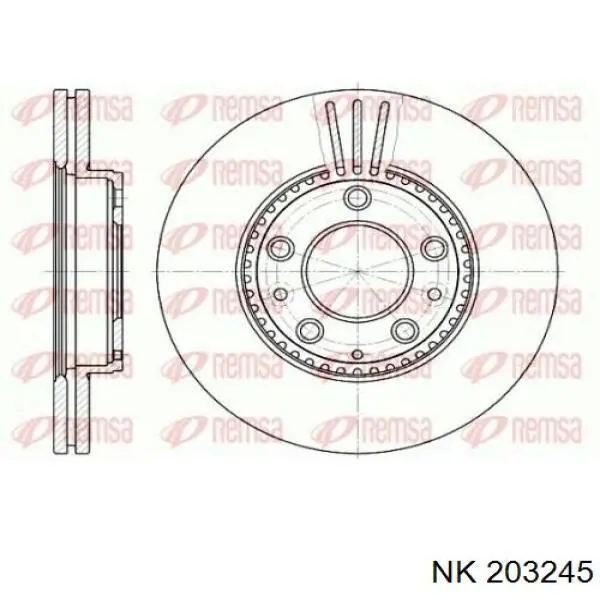 Freno de disco delantero Mazda 6 GY