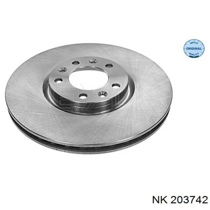 Disco de freno 203742 NK