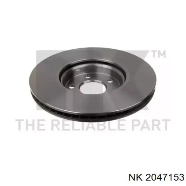 Freno de disco delantero 8R0615301 VAG