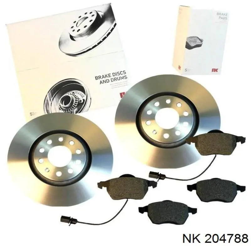 Freno de disco delantero Volkswagen Caddy 2 9K9