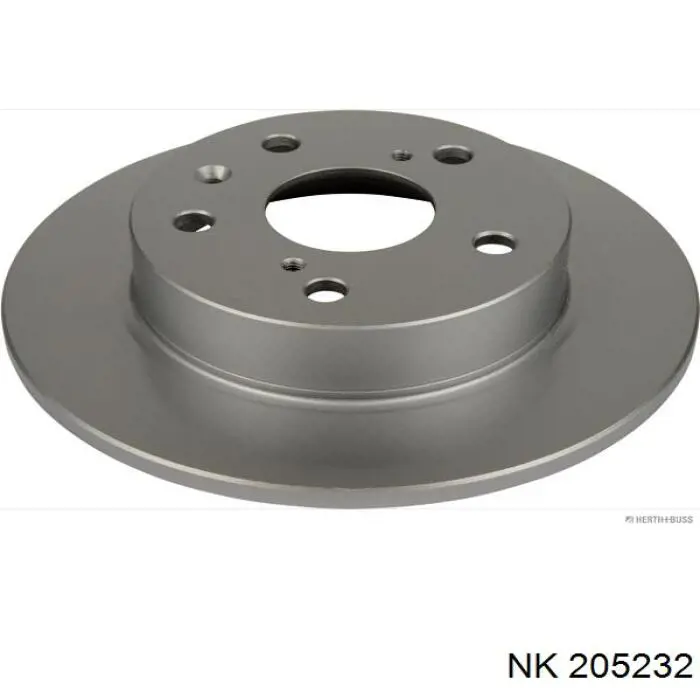 Disco de freno trasero DP804C Japan Parts