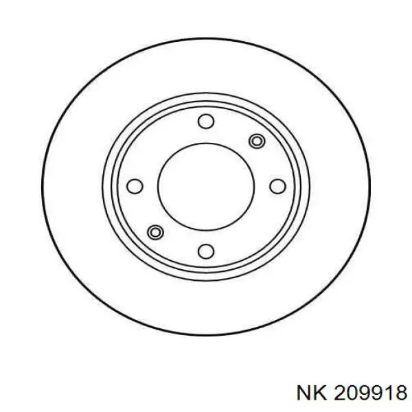 Freno de disco delantero Peugeot 205 1 741A, C