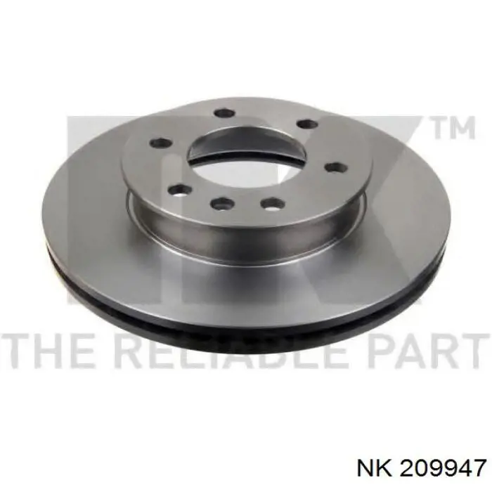 Disco de freno trasero Peugeot 206 2A/C