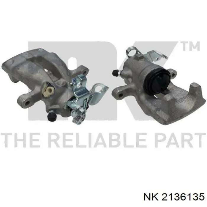Pinza de freno trasera izquierda NK 2136135