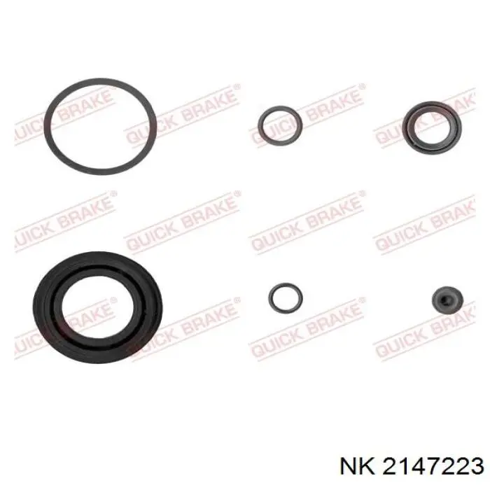Pinza de freno trasera izquierda 2147223 NK