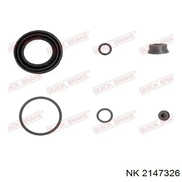 Pinza de freno trasera derecha NK 2147326