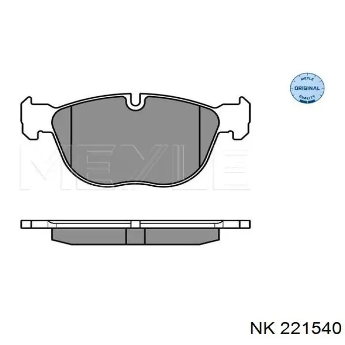 221540 NK pastillas de freno delanteras