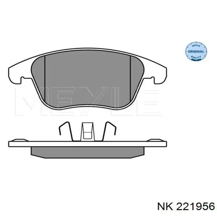 221956 NK pastillas de freno delanteras