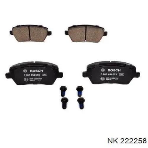 Comprar 222258 NK Pastillas delanteras de freno