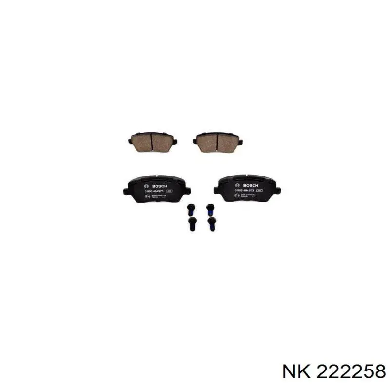 Pastillas freno delanteras NK 222258 precio, desde 22,41 EUR
