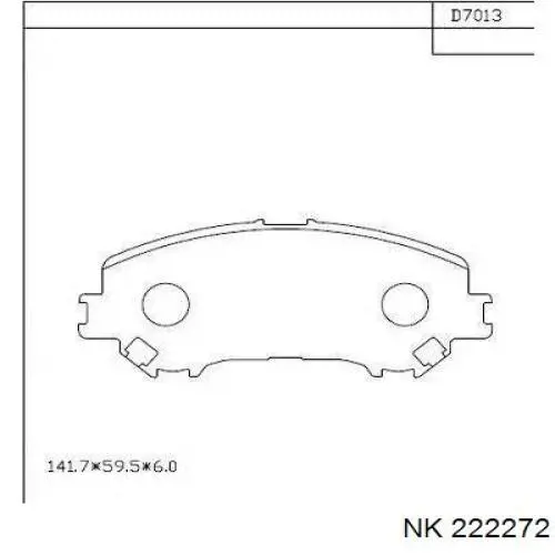 Pastillas de freno delanteras Nissan Qashqai 2 J11