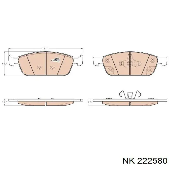 Pastillas de freno delanteras Ford Focus 3 CB8