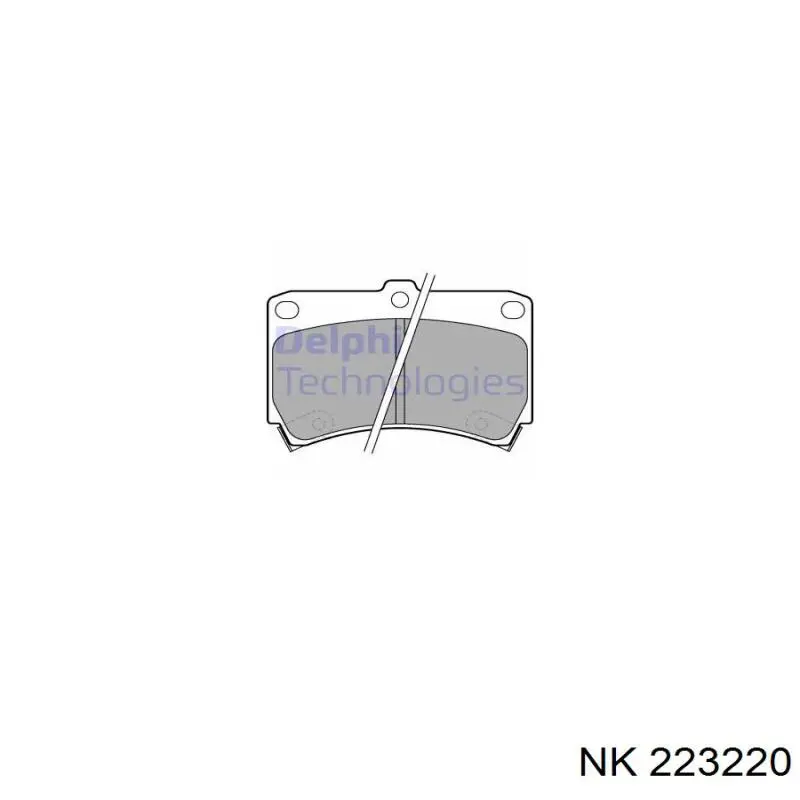 Pastillas de freno delanteras Mazda 323 BA