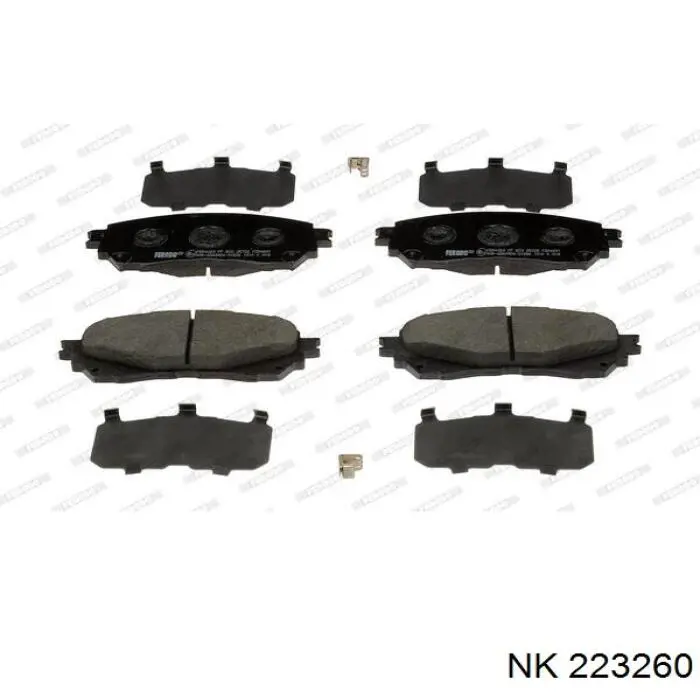 Comprar 223260 NK Pastillas delanteras de freno