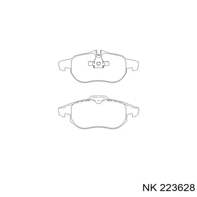 Pastillas de freno delanteras Opel Vectra