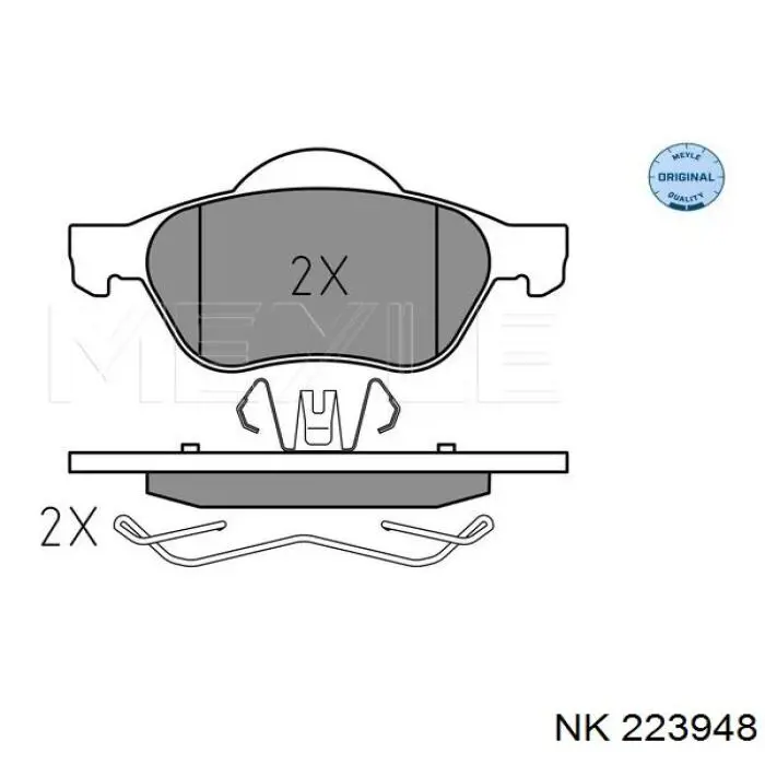 Pastillas de freno delanteras Renault Laguna 2 BG0, BG1