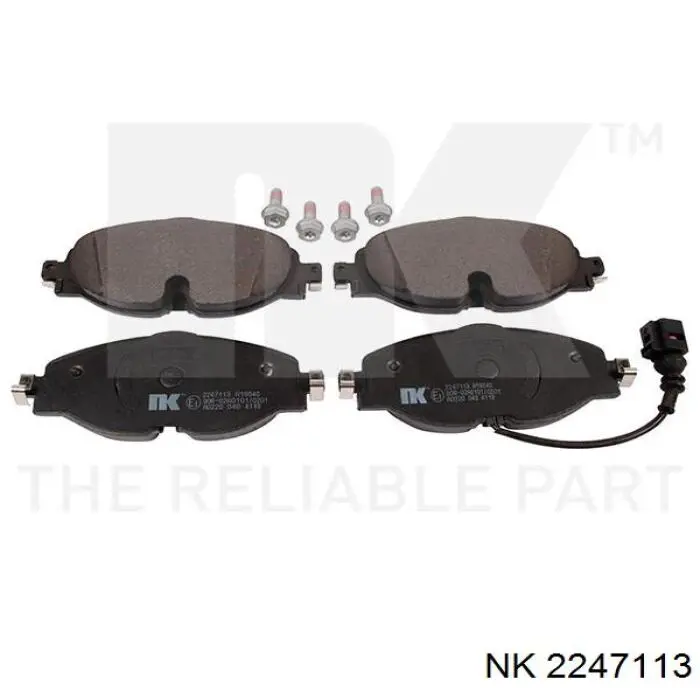 Pastillas de freno delanteras Volkswagen Tiguan 1 5N1, 5N2