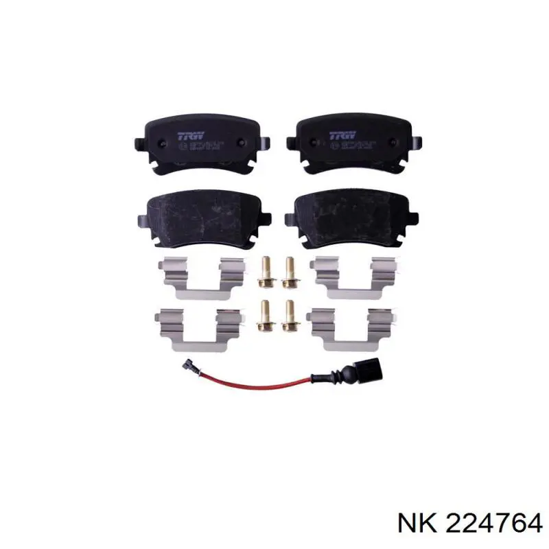 Comprar 224764 NK Pastillas de freno traseras