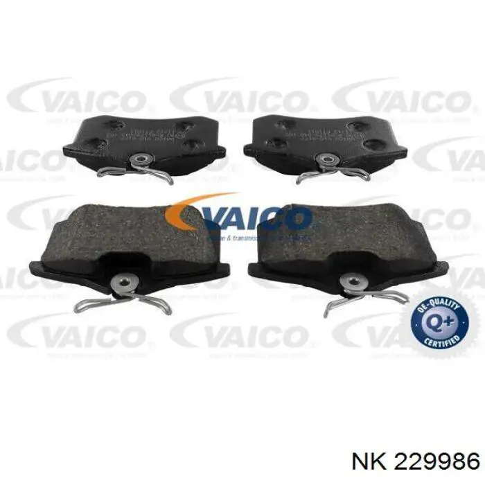 Comprar 229986 NK Pastillas de freno traseras