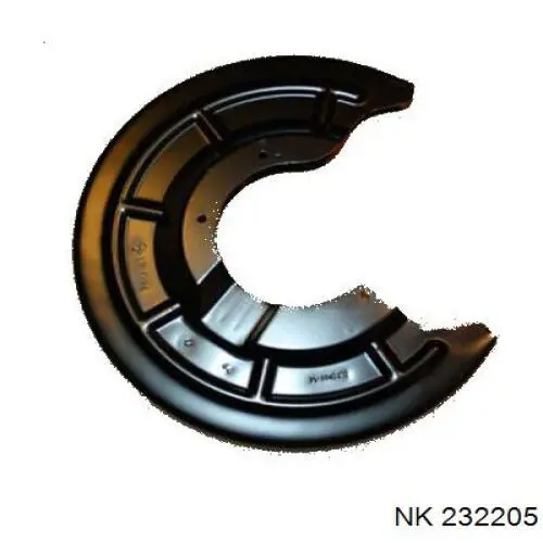Protector del disco de freno delantero izquierdo 411611156R Renault (RVI)