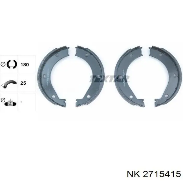 Juego de zapatas de frenos, freno de estacionamiento BMW 5 E28