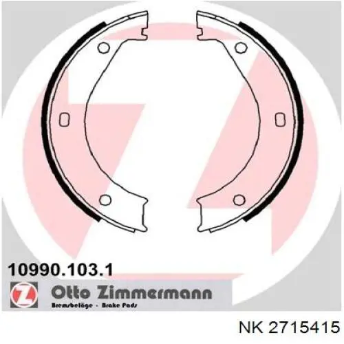 Juego de zapatas de frenos, freno de estacionamiento BMW 5 E28