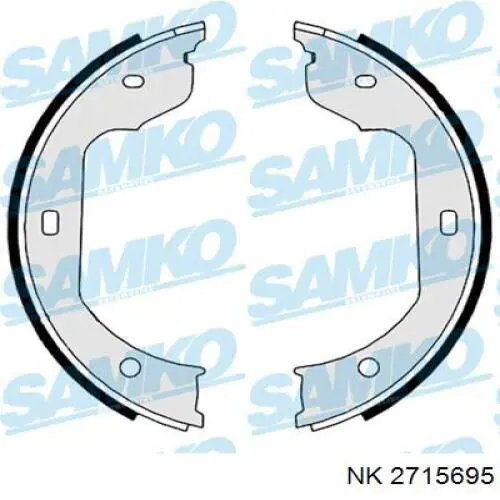 Juego de zapatas de frenos, freno de estacionamiento BMW 5 E39
