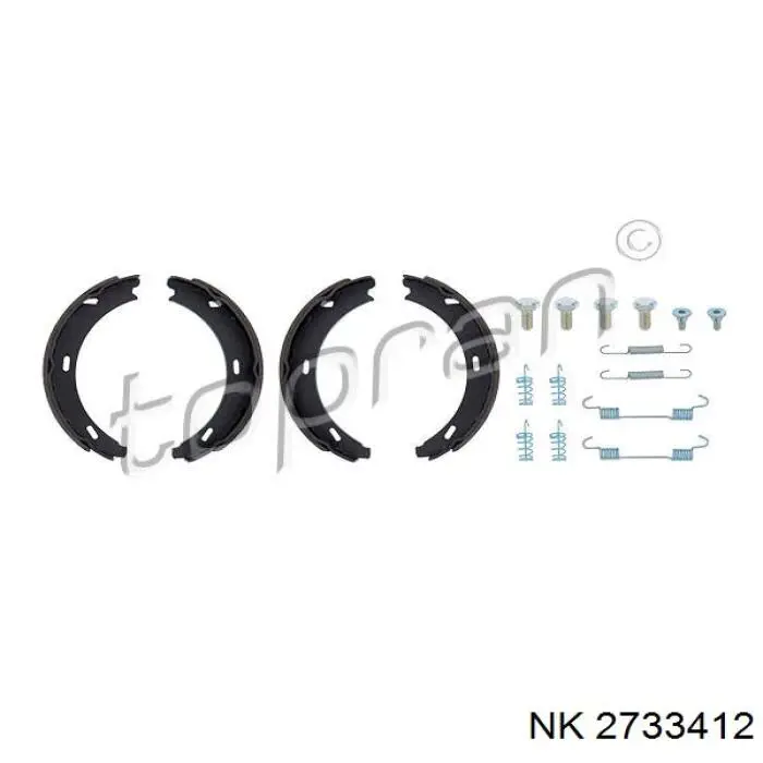 Juego de zapatas de frenos, freno de estacionamiento Mercedes E C124