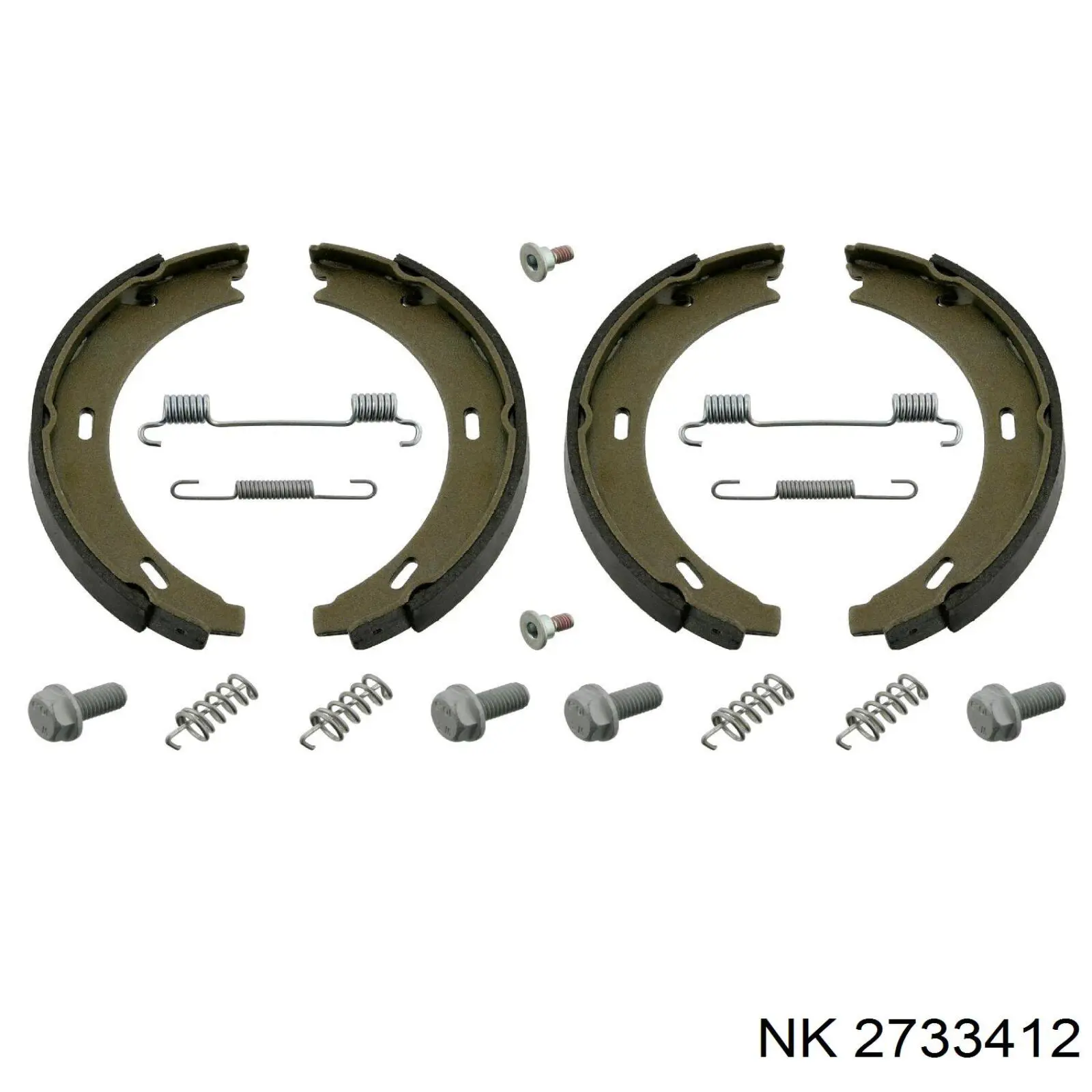 Juego de zapatas de frenos, freno de estacionamiento Mercedes E C124