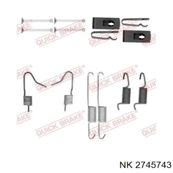 Juego de zapatas de frenos, freno de estacionamiento Nissan Tiida C11X