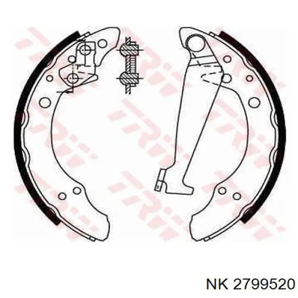 Comprar 2799520 NK Zapatas de freno