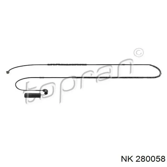 Sensor de desgaste de pastillas de freno trasero 280058 NK