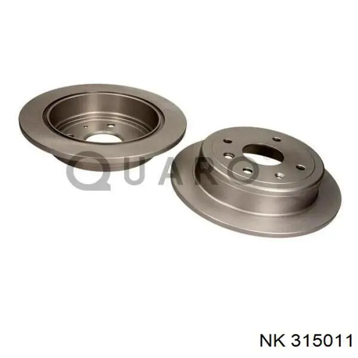 Disco de freno trasero Chevrolet Aveo 2 T250, T255