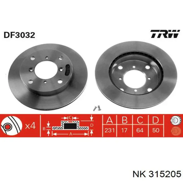 Frenos delanteros Japan Parts DI806C precio, desde 54,81 EUR
