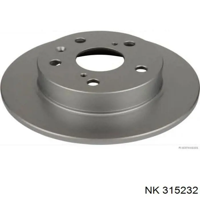Disco de freno trasero DP804C Japan Parts
